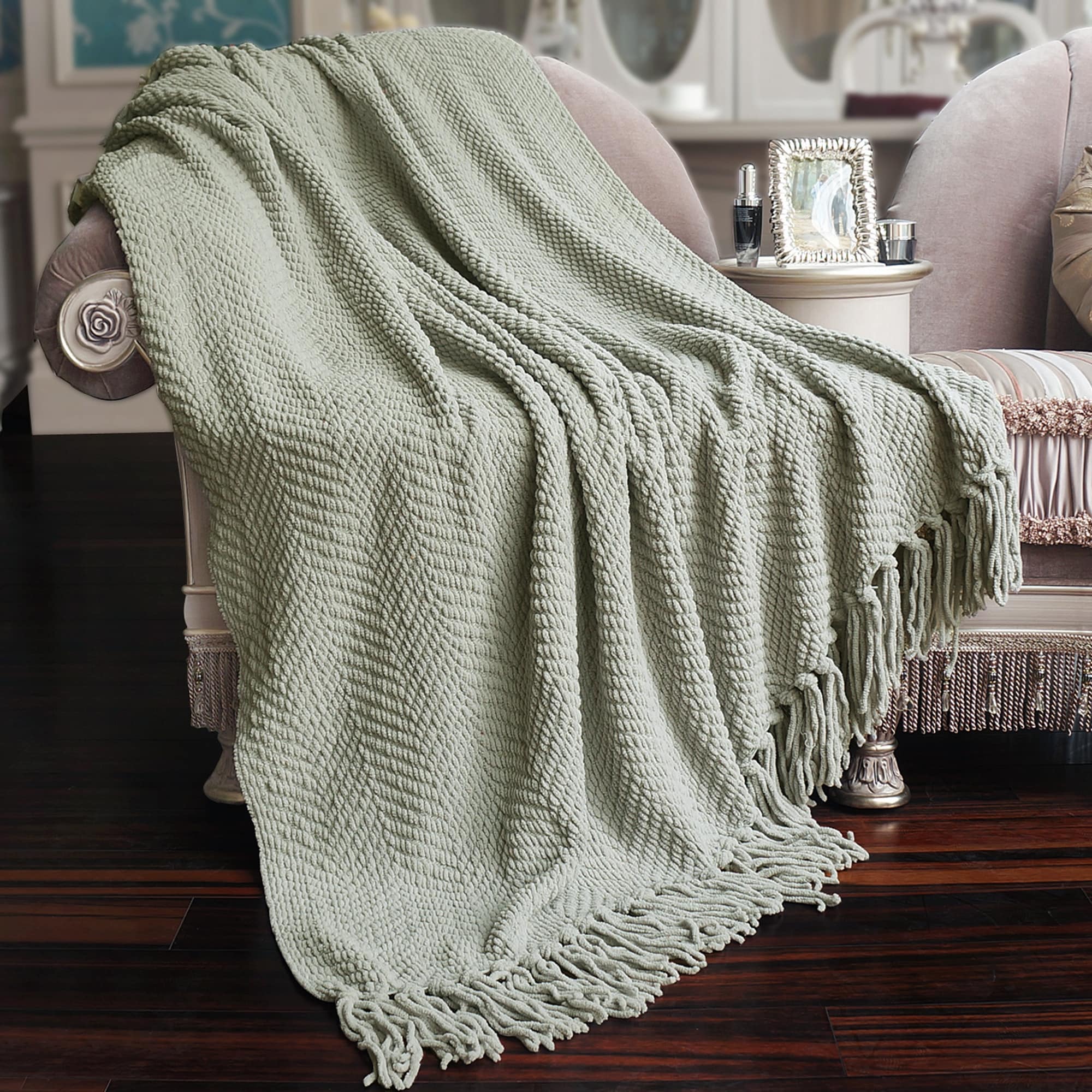 Boon Knitted Tweed Couch Throw