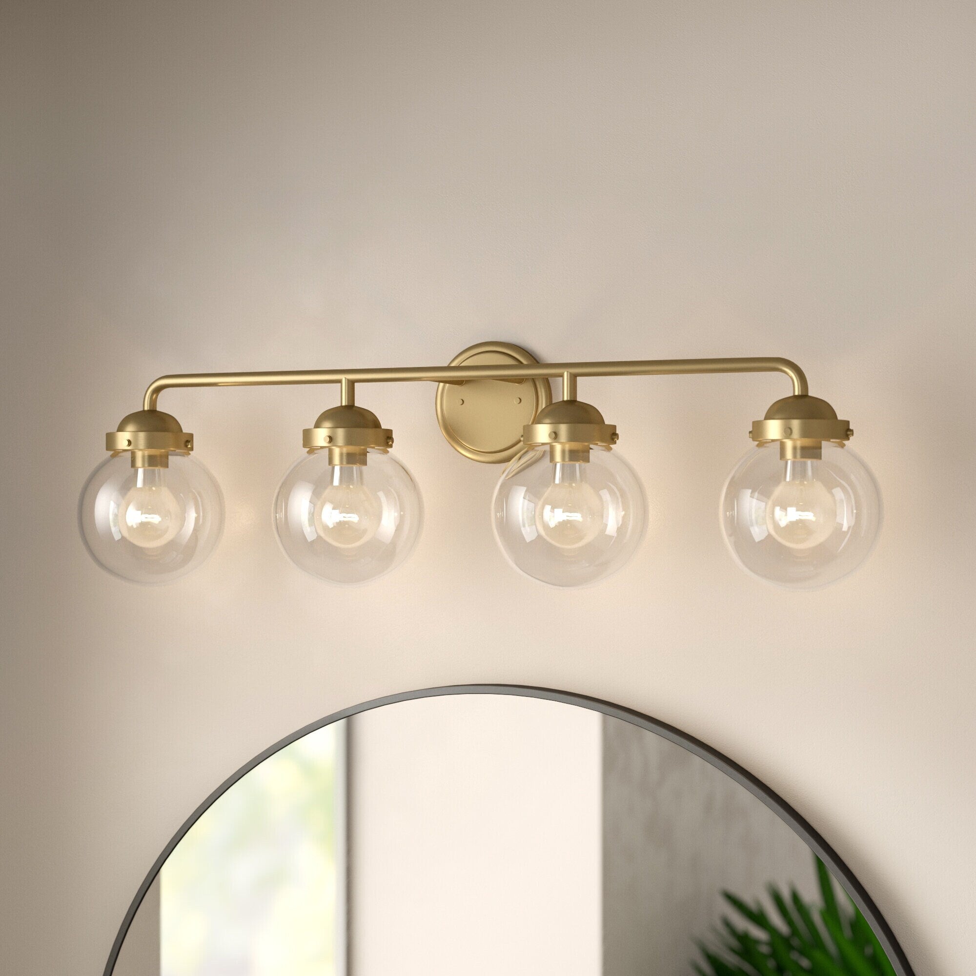 Knoll 4 Light Bath Bar