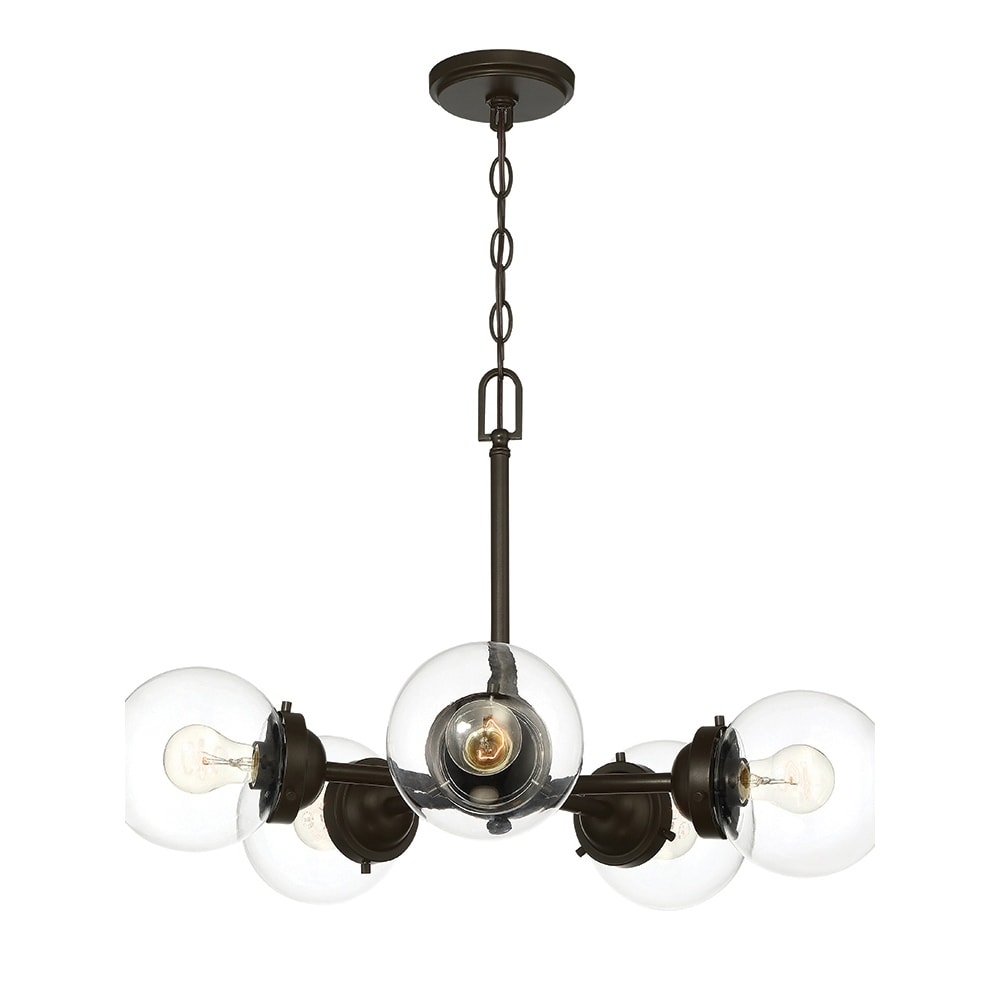 Knoll 5 Light Chandelier Oil Rubbed