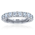 Kobelli 2.6 Carats Lab Grown Diamond 14K Solid Gold Multi Row Vera Wedding Ring Def Vs