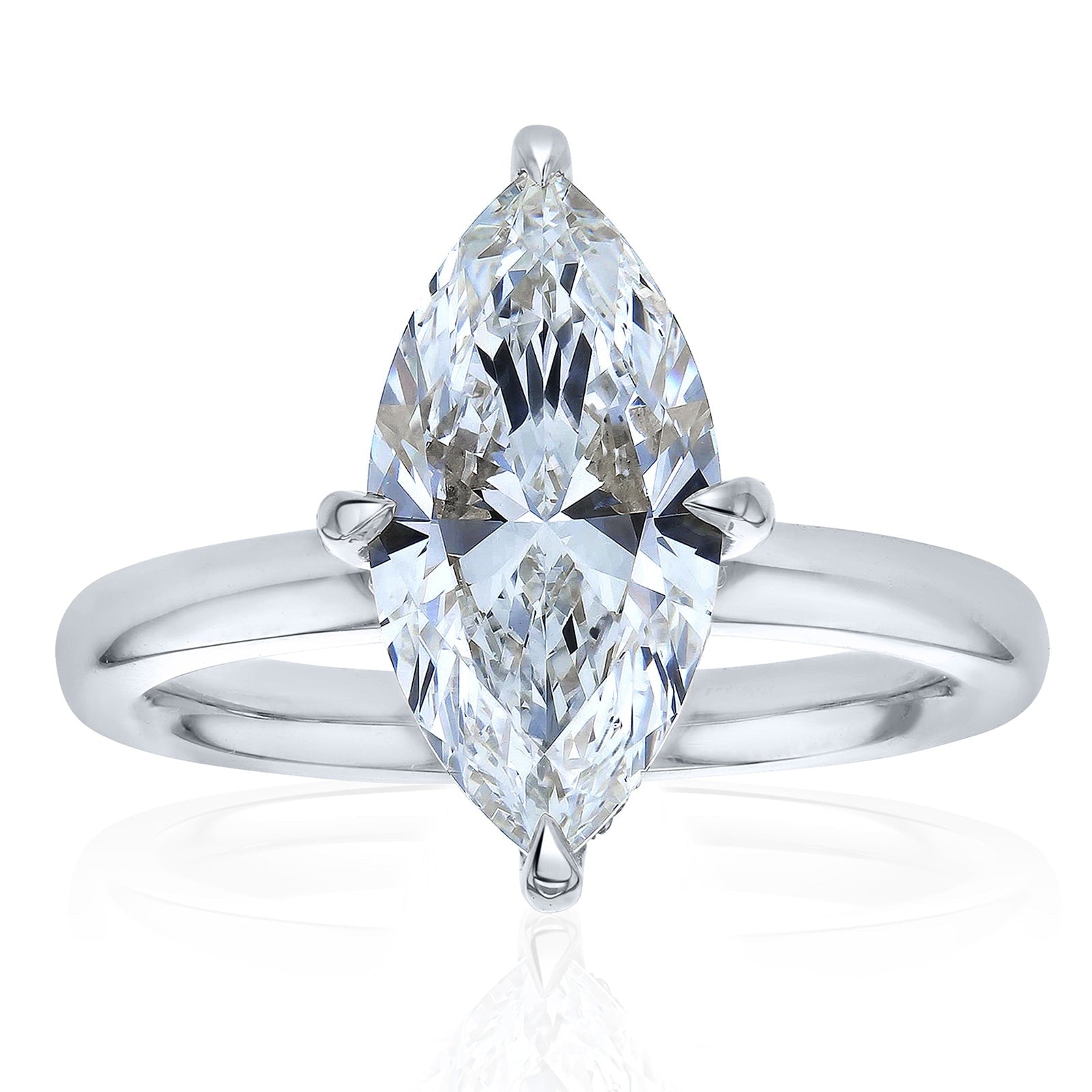 Kobelli 3.12 Carats Diamond Solid Platinum Marquise Brilliant Drape Halo Quinn Ring Ef Vs Certified