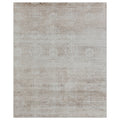Koda Handloomed Bamboo Silk Beige Area Rug