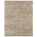 Koda Handloomed Bamboo Silk Beige Area Rug