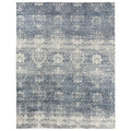 Koda Handloomed Bamboo Silk Blue Area Rug