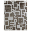 Koda Handloomed Bamboo Silk Brown Ivory Area Rug