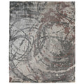 Koda Handloomed Bamboo Silk Copper Charcoal Area Rug