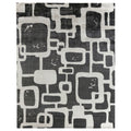Koda Handloomed Bamboo Silk Gray Ivory Area Rug 8 X 10