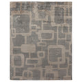Koda Handloomed Bamboo Silk Gray Taupe Area Rug