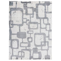 Koda Handloomed Bamboo Silk Ivory Light Blue Silver Area Rug