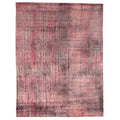 Koda Handloomed Bamboo Silk Pink Area Rug 9 X 12
