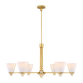 Kohlman 6 Light Chandelier In Warm Brass