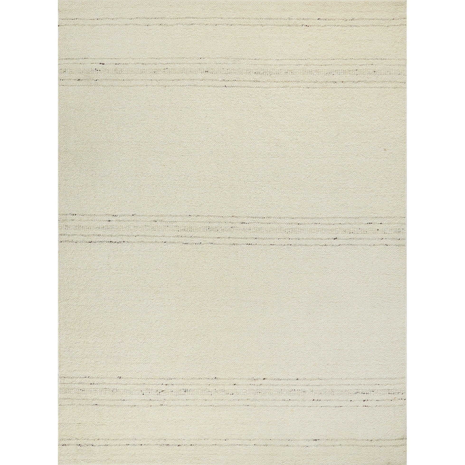 Kokomo Flatweave New Zealand Wool Ivory Beige Area Rug
