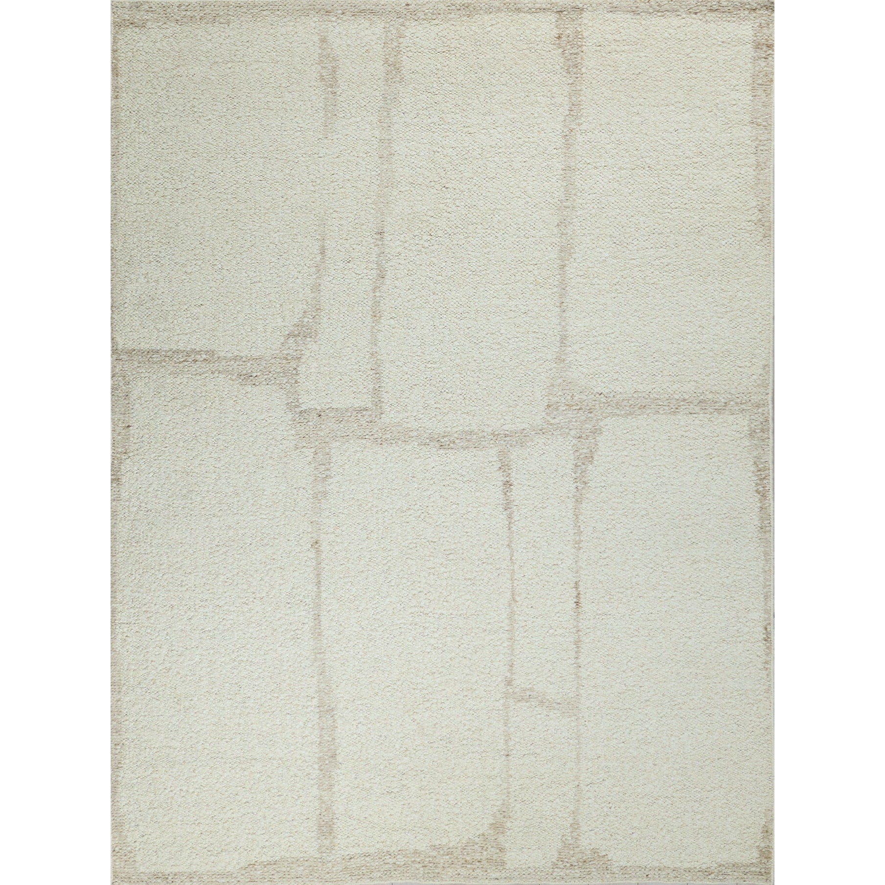 Kokomo Flatweave New Zealand Wool Ivory Sand Area Rug
