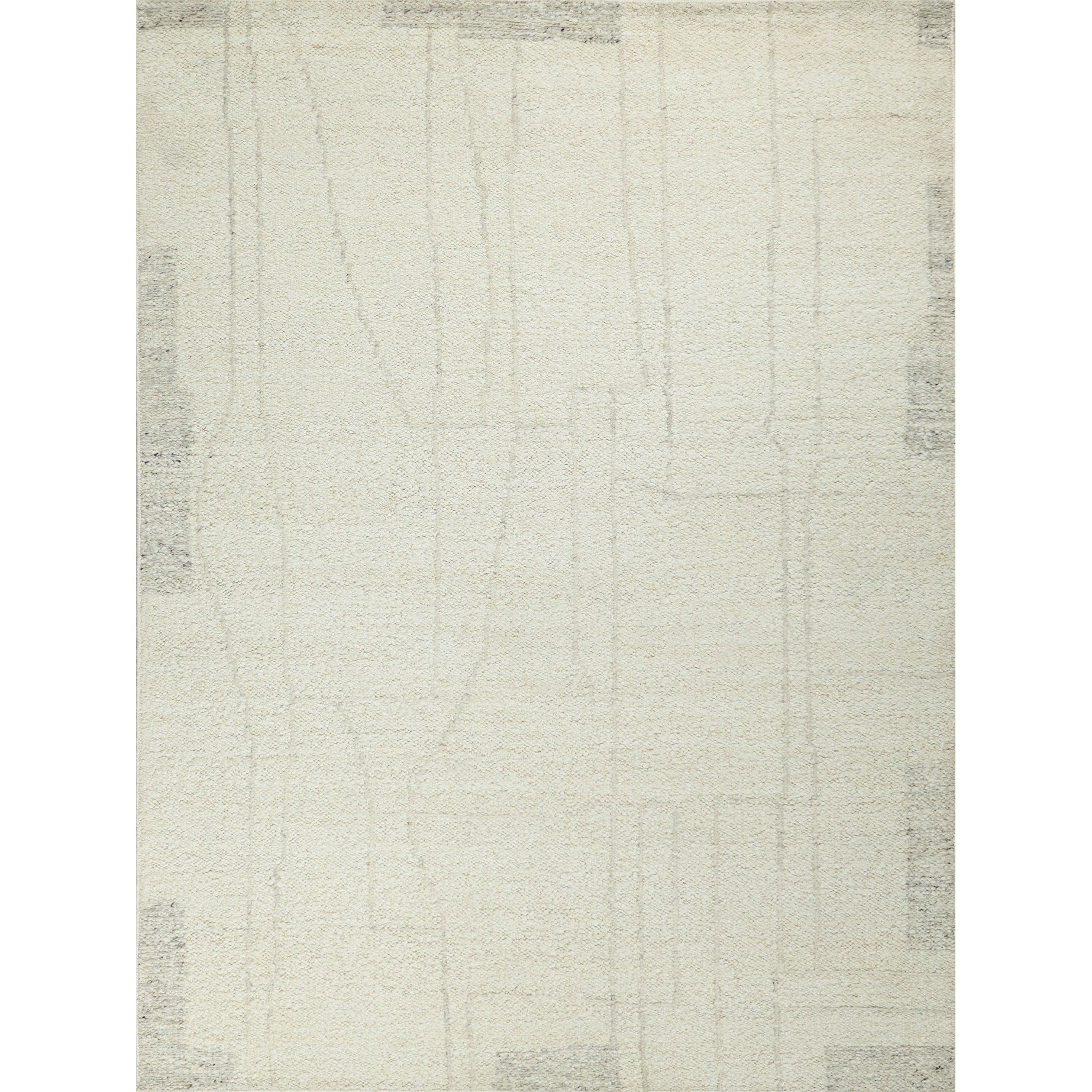 Kokomo Flatweave New Zealand Wool Ivory Silver Area Rug