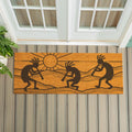 Kokopelli Trio Southwestern Coir Door Mat 60 X 24 60 X 24