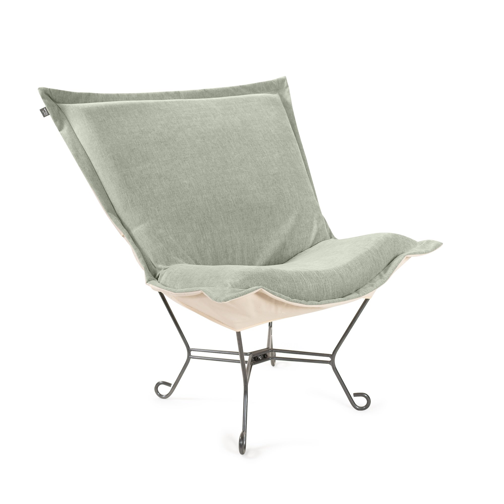 Komodo Sage Puff Chair And Frame