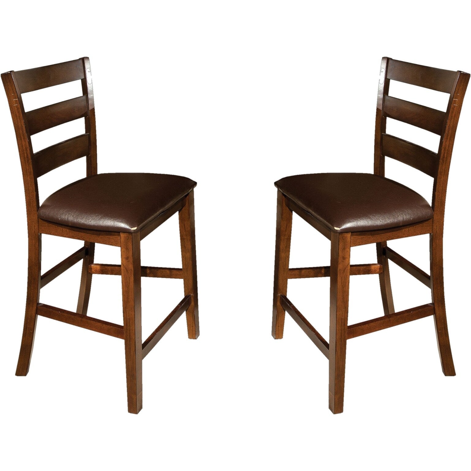 Kona Raisin Ladderback Barstool Set Of 2