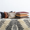 Strick Bolton Lindi Leather Throw Pillow