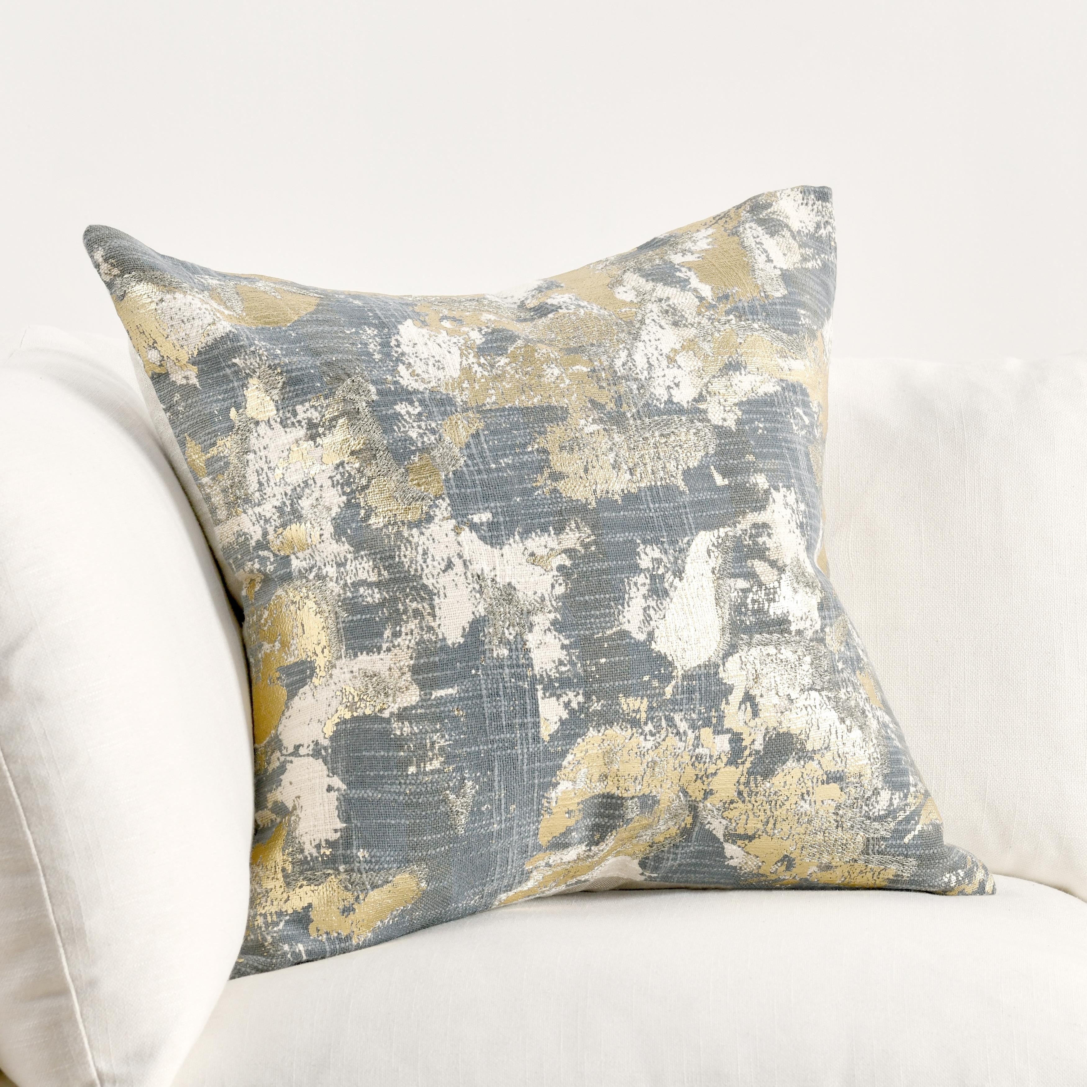 Kosas Home Lucia Embroidered 22 Inch Throw Pillow