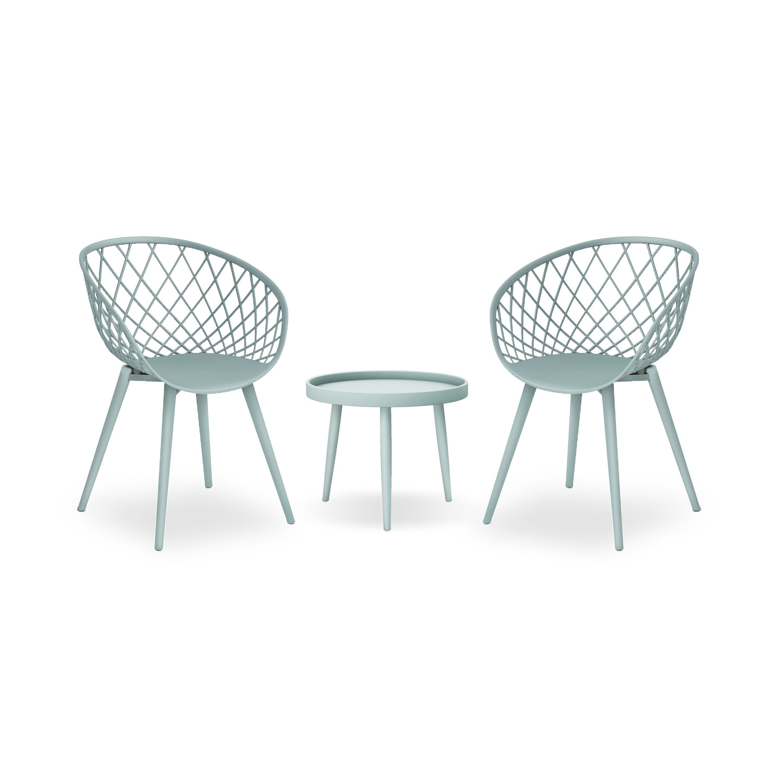 Havenside Home Koyuk Outdoor Cool Sage Chat Set