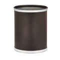 Kraftware Sophisticates With Polished Chrome 14 Inch Oval Waste Basket