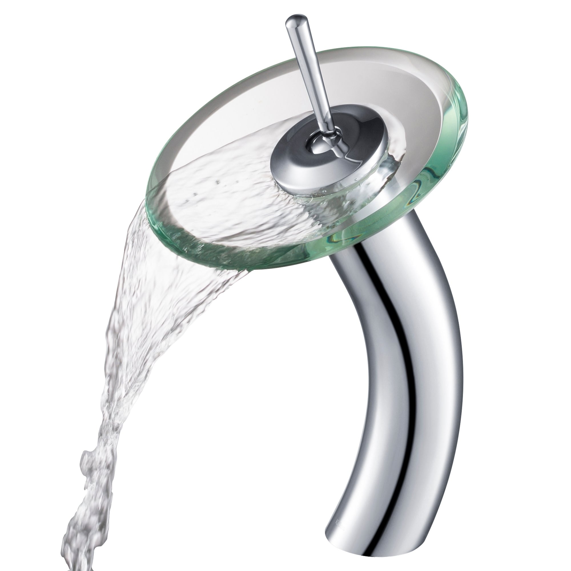 Kraus Kgw 1700 Cl Waterfall Single Hole Vessel Bathroom Faucet