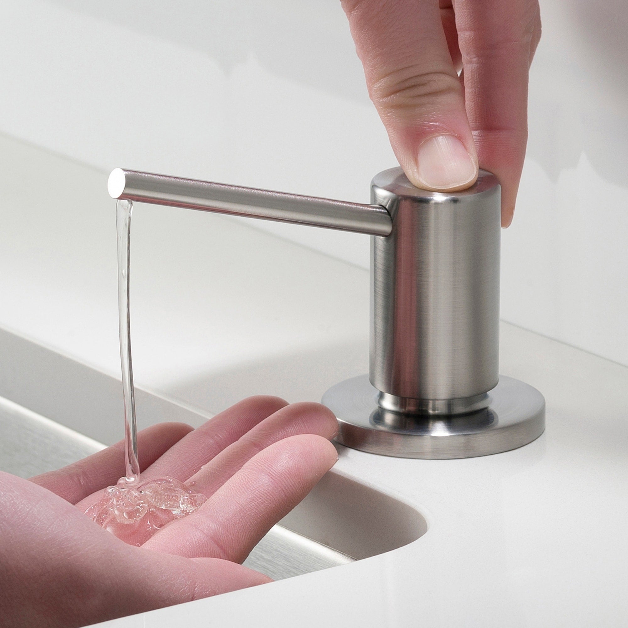 Kraus Ksd 43 Kitchen Soap Dispenser Available Finishes Sfs Ch Ss Mb