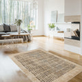 Kriselia Collection Abstract Lines Area Rug