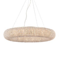 Krista Glam Champagne Gold Crystal Chandelier 2 Size Options 16 Light 24 Light Dimmable G9 Fixture With Adjustable Wire