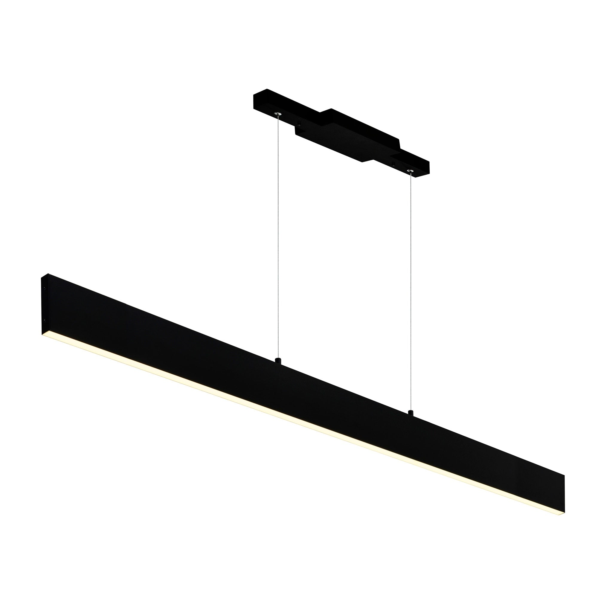 Krista Led Chandelier With Satin Black Finish Satin Black