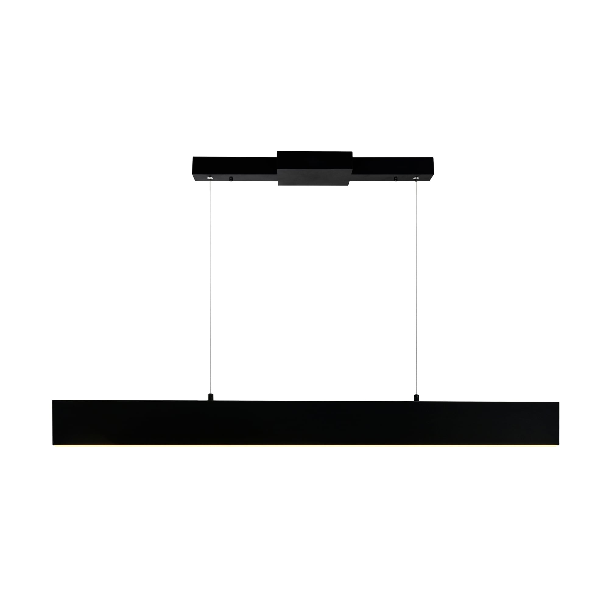 Krista Led Chandelier With Satin Black Finish Satin Black