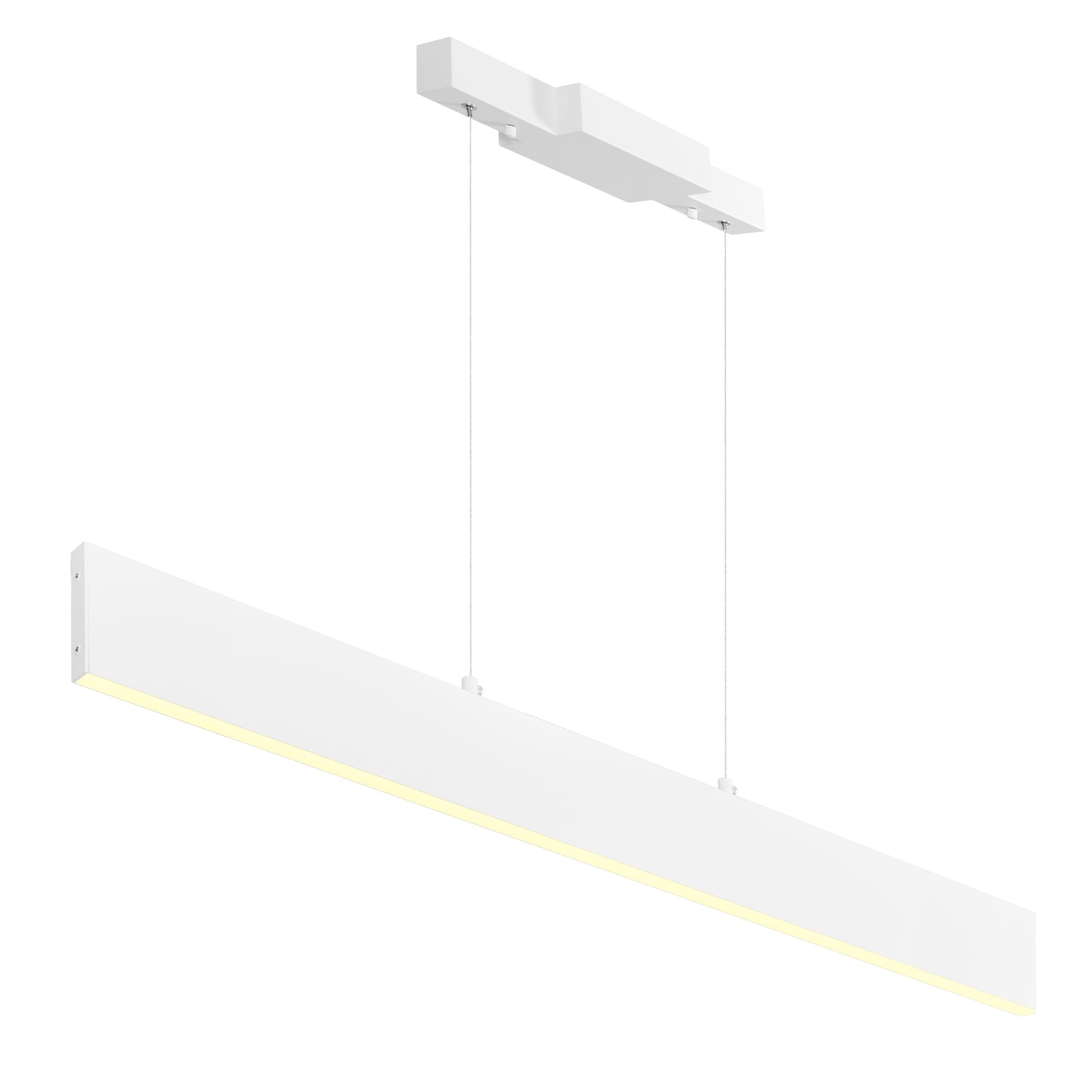 Krista Led Chandelier With Satin White Finish Satin White
