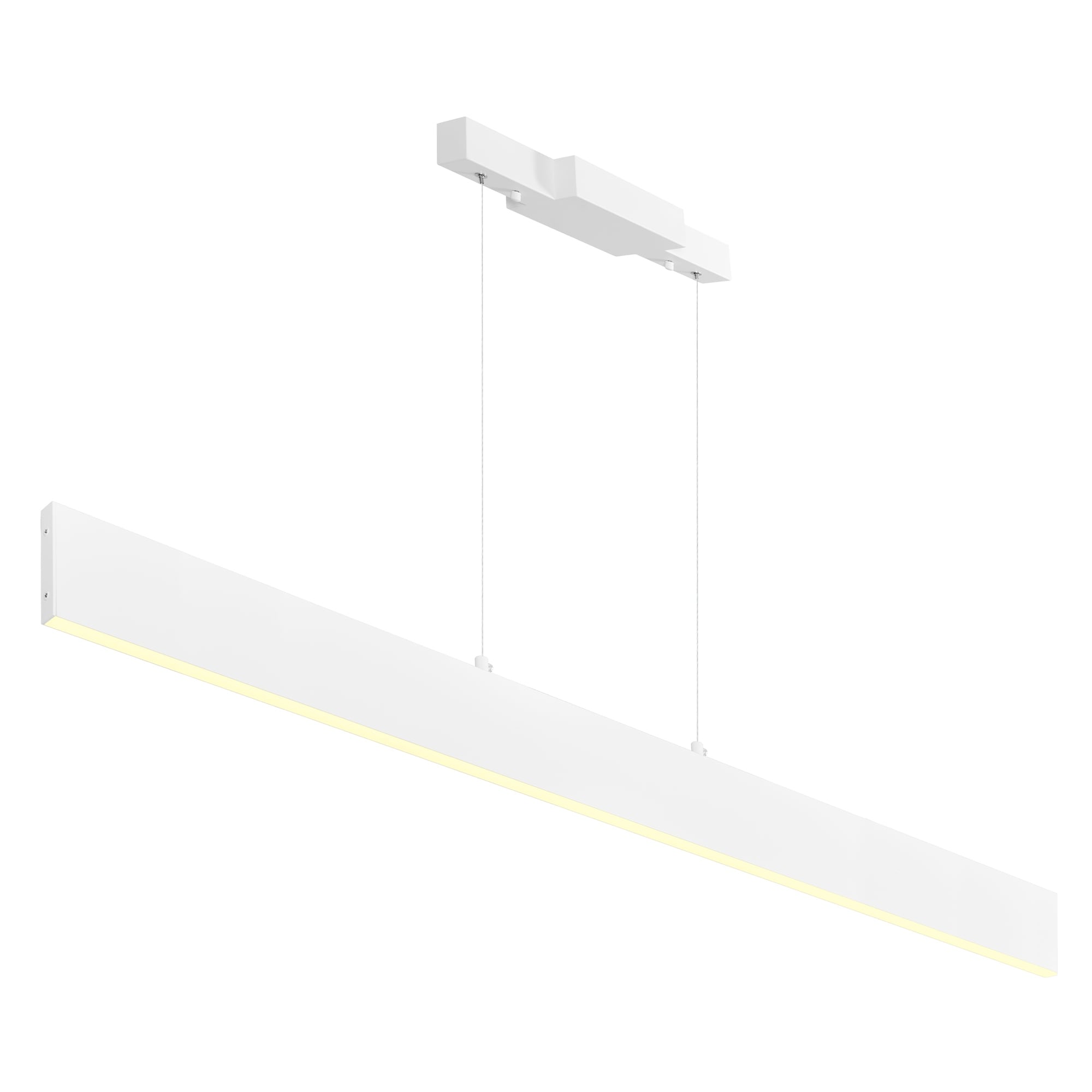 Krista Led Chandelier With Satin White Finish Satin White