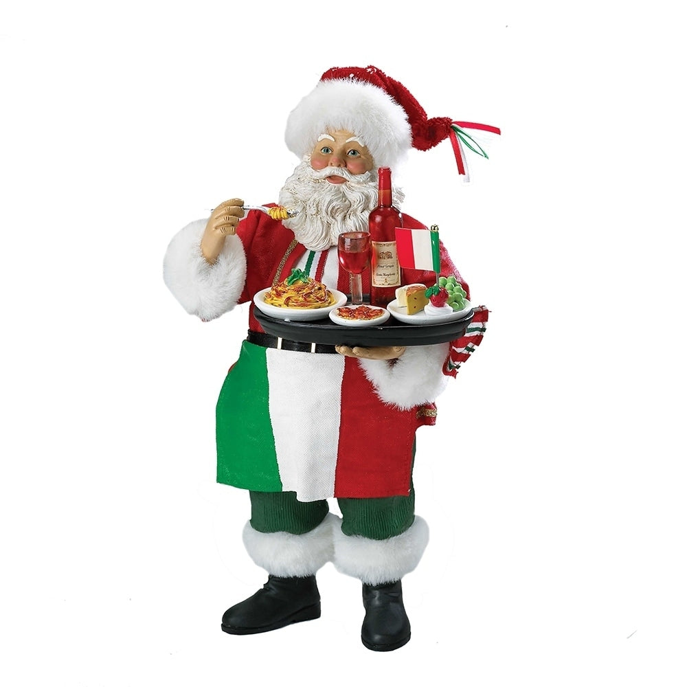 Kurt Adler 10.5 Inch Musical Italian Santa