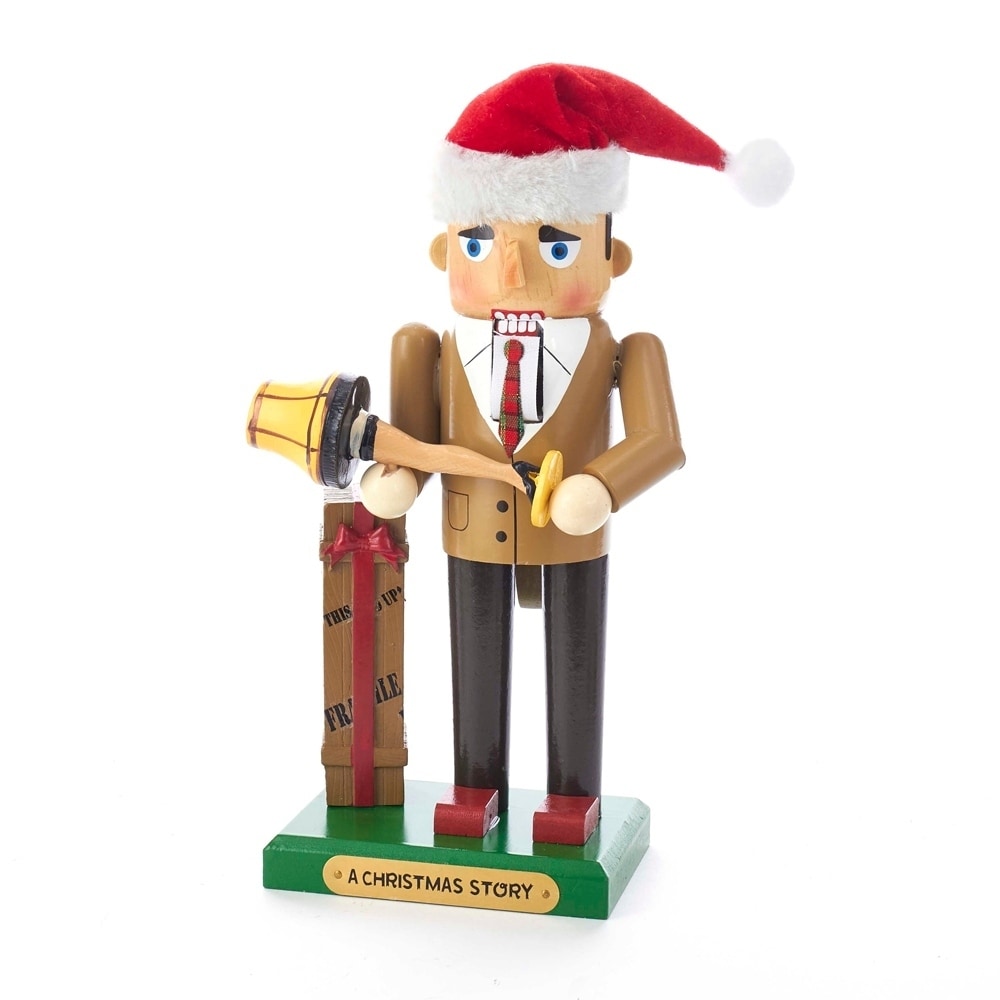 Kurt Adler 11 Inch A Christmas Story Mr. Parker With Leg Lamp Nutcracker
