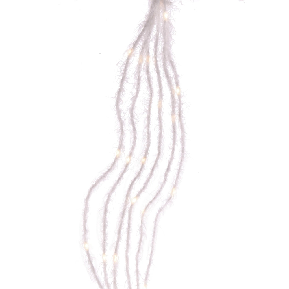 Kurt Adler 120 Light Warm White Fuzzy Multi Strand Warm White Led Set