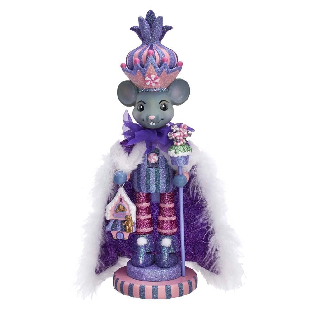Kurt Adler 15 Inch Hollywood Sugar Plum Mouse King Nutcracker