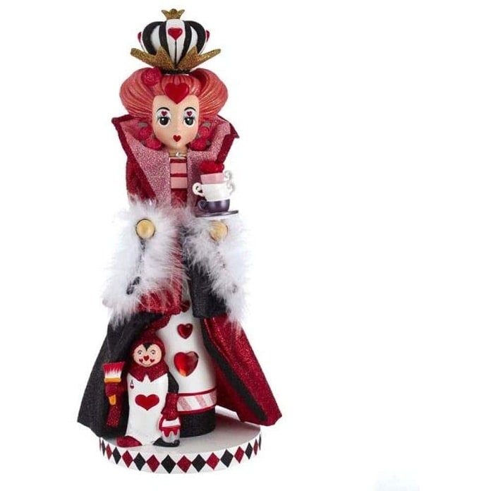 Kurt Adler 17.5 Inch Hollywood Queen Of Hearts Nutcracker