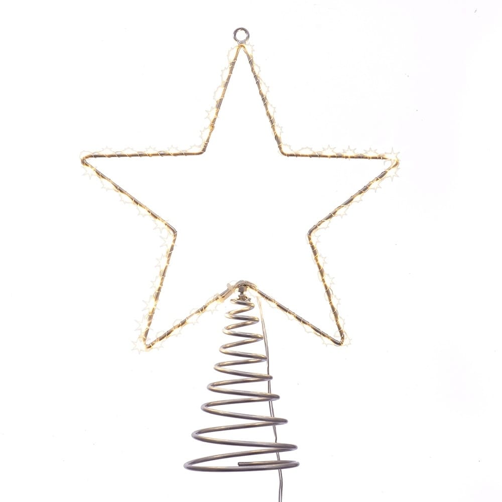 Kurt Adler 17.5 Inch Metal Lighted Led Star Treetop