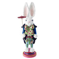 Kurt Adler 18 Inch Hollywood White Rabbit Nutcracker 18