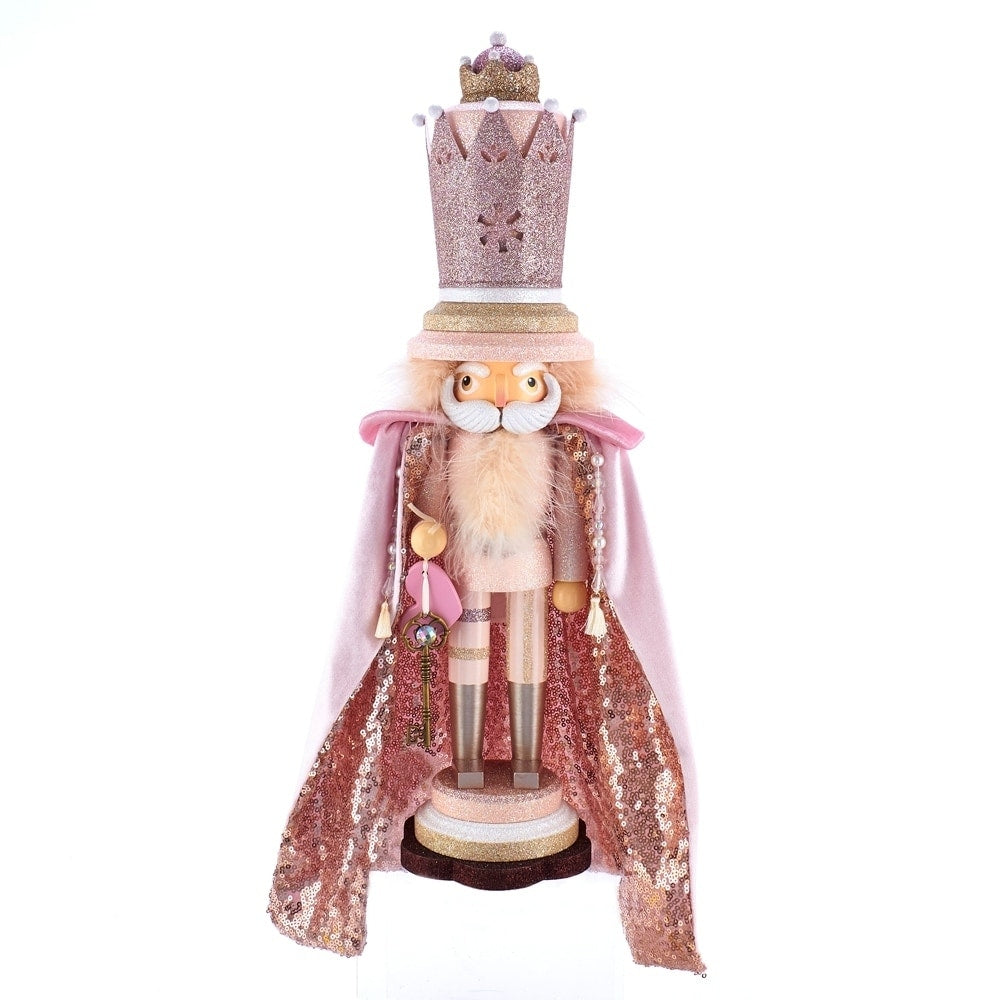 Kurt Adler 19 Inch Hollywood Pink King Nutcracker