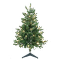 Kurt Adler 3 Foot Pre Lit Clear Incandescent Jackson Pine Tree 3