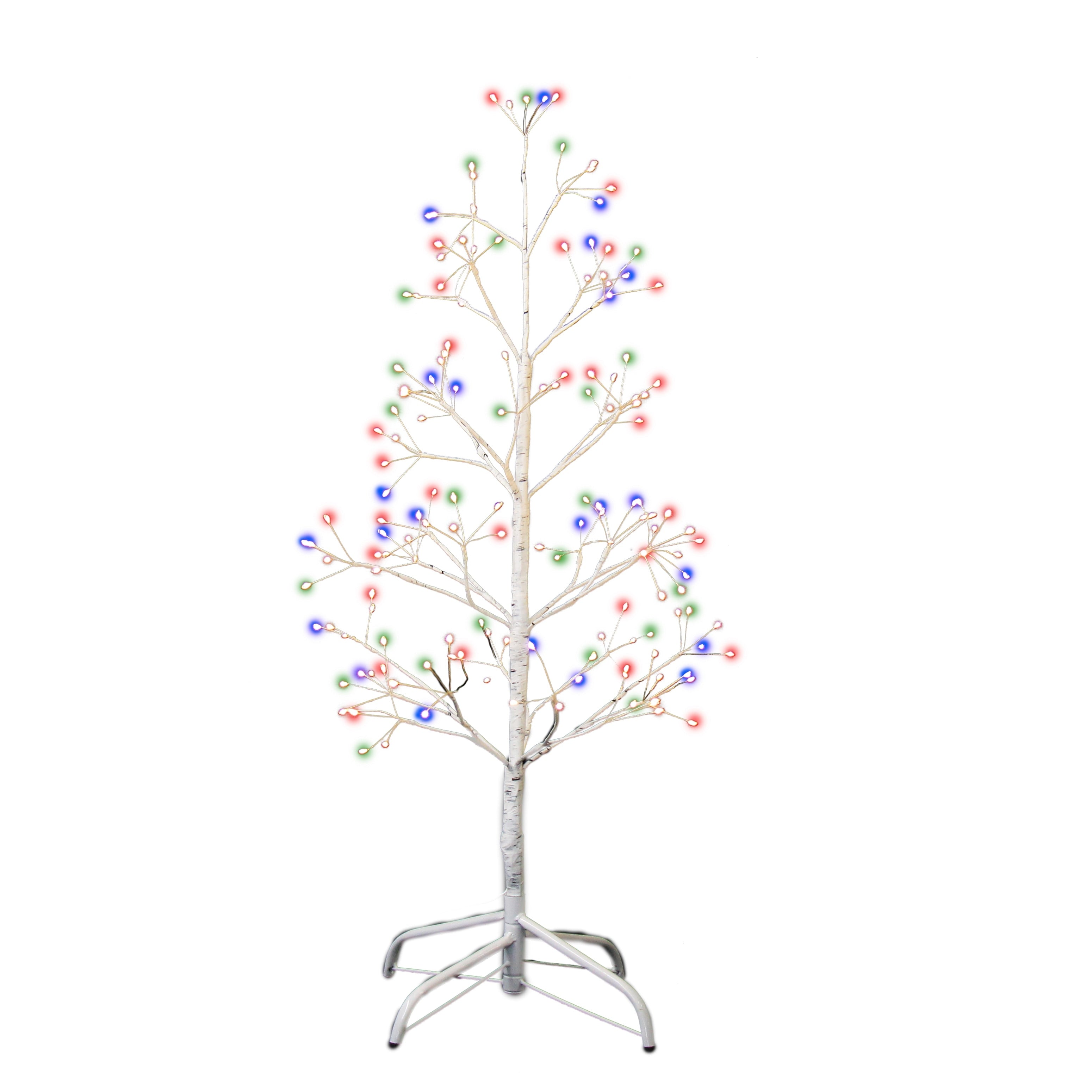 Kurt Adler 3 Foot White Birch Twig Tree With Multi Color 8 Function Lights 3