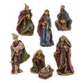 Kurt Adler 3.5 Inch Resin Nativity 7 Piece Set