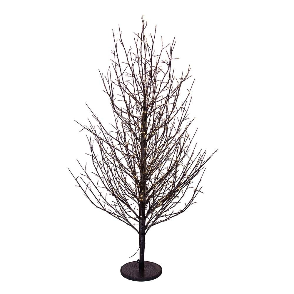 Kurt Adler 4 Foot Dark Brown Twig Tree With 1000 Warm White Cluster Lights 4