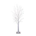 Kurt Adler 4 Foot Winter White Twig Tree With 500 Warm White Lights 4
