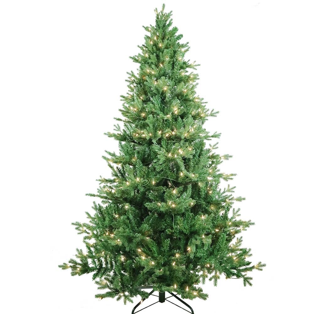 Kurt Adler 7 Foot Pre Lit Clear Incandescent Jackson Pine Tree 7