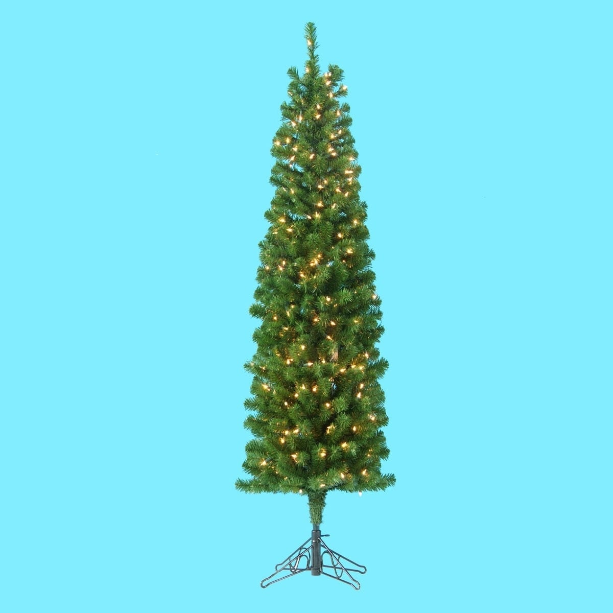 Kurt Adler 7 Foot Pre Lit Winchester Pine Pencil Tree