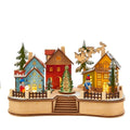 Kurt Adler 7.08 Inch Battery Operated Village Musical Led House With Motion