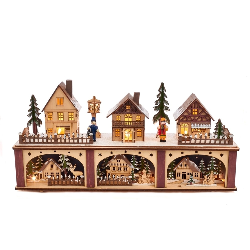 Kurt Adler 8.66 Inch Battery Operated Village Led House